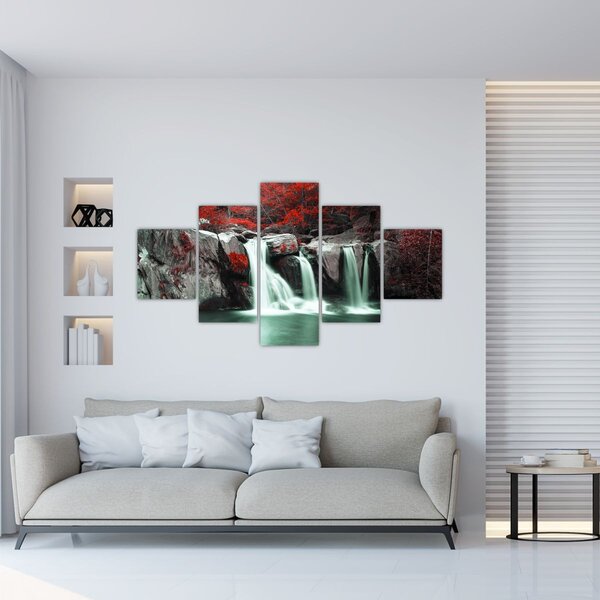 Obraz - Wodospady (125x70 cm)