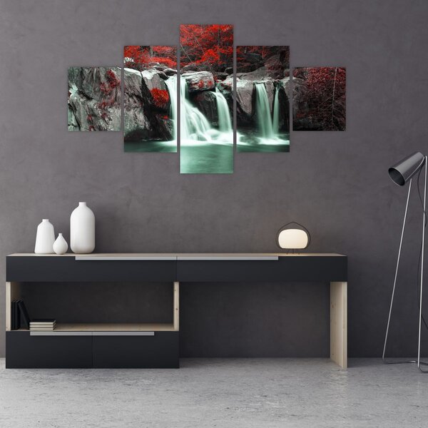 Obraz - Wodospady (125x70 cm)