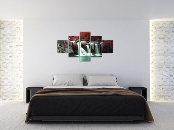 Obraz - Wodospady (125x70 cm)