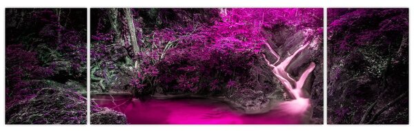 Obraz - Różowy las (170x50 cm)