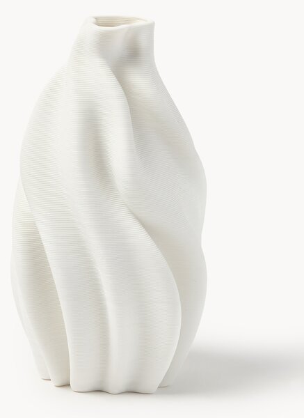 Wazon z porcelany 3D Lyria, W 18 cm