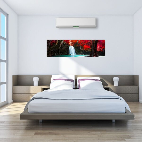 Obraz - Wodospad (170x50 cm)