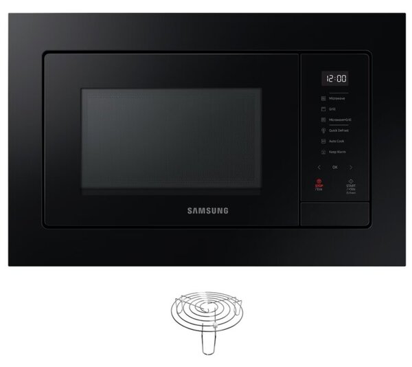 Kuchenka mikrofalowa SAMSUNG MG23A7318AK E1 800W średnica 28.8 cm pojemność 23L Keep warm ceramic inside™ Czarny