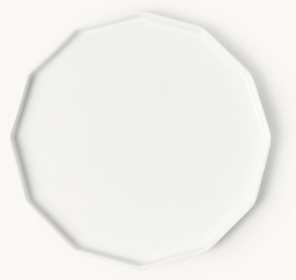 Talerz duży z porcelany Angoli, 4 szt