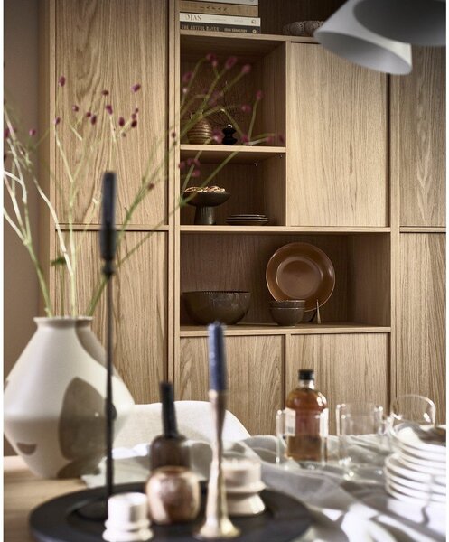 Regał modułowy w dekorze dębu 77x199 cm Modulair – vtwonen