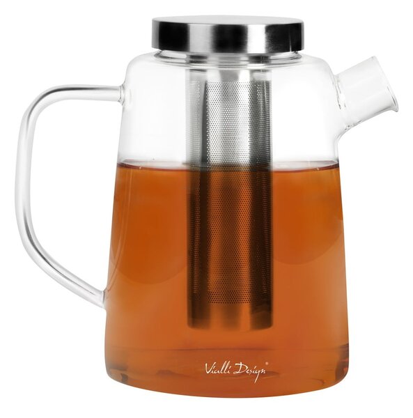 Szklany dzbanek do herbaty Vialli Design, 1,5 l