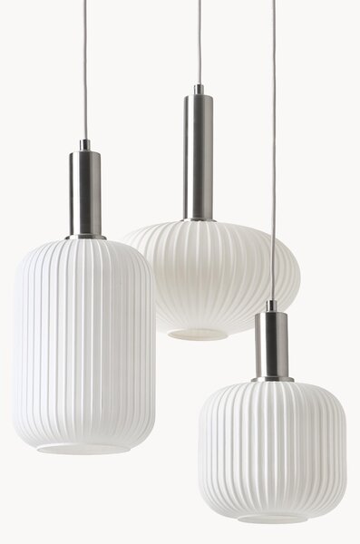Lampa wisząca ze szkła opalowego Candela