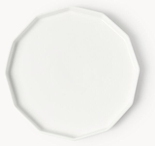 Talerz śniadaniowy z porcelany Angoli, 4 szt