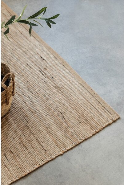 Beżowy chodnik z mieszanki juty dwustronny/tkany ręcznie 80x200 cm Handloom – Hanse Home