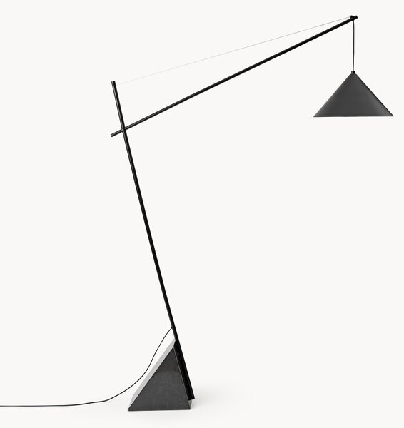 Lampa do czytania z marmurową podstawą Reyna
