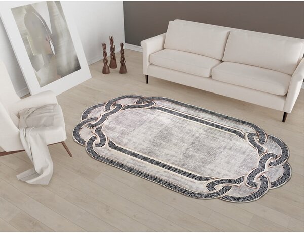 Szaro-beżowy dywan 100x60 cm – Vitaus