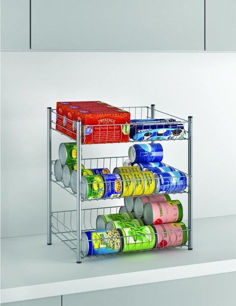 3-poziomowy organizer kuchenny - Metaltex
