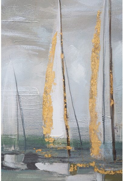 Obraz 100x80 cm Gold Boat – Mauro Ferretti