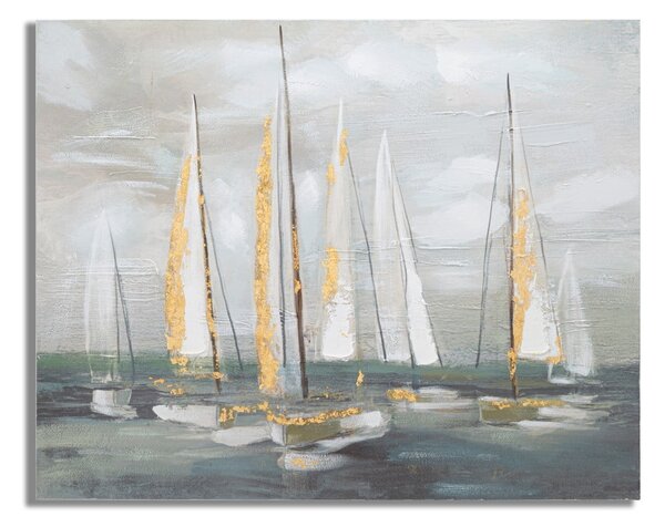 Obraz 100x80 cm Gold Boat – Mauro Ferretti