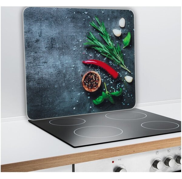 Płyta ochronna na ścianę za kuchenką ze szkła hartowanego 50x56 cm Rosemary – Maximex