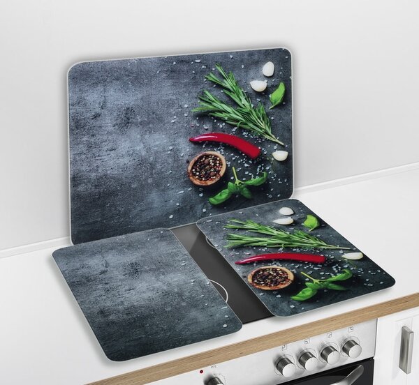 Płyta ochronna na ścianę za kuchenką ze szkła hartowanego 50x56 cm Rosemary – Maximex