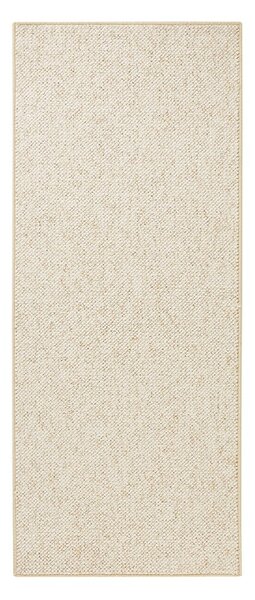 Kremowy chodnik 80x200 cm Wolly – BT Carpet