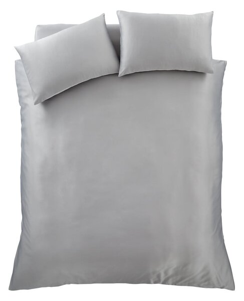 Szara pościel dwuosobowa 200x200 cm Silky Soft – Catherine Lansfield