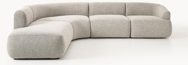 Narożna sofa modułowa Bouclé Sofia (4-osobowa)