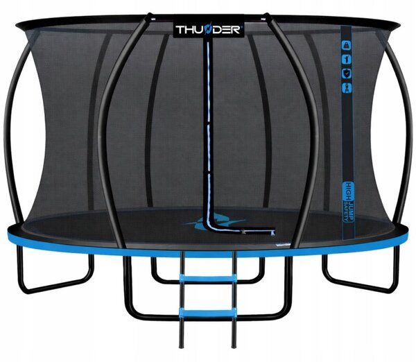 Trampolina ogrodowa THUNDER 14ft 427 cm z siatką i drabinką