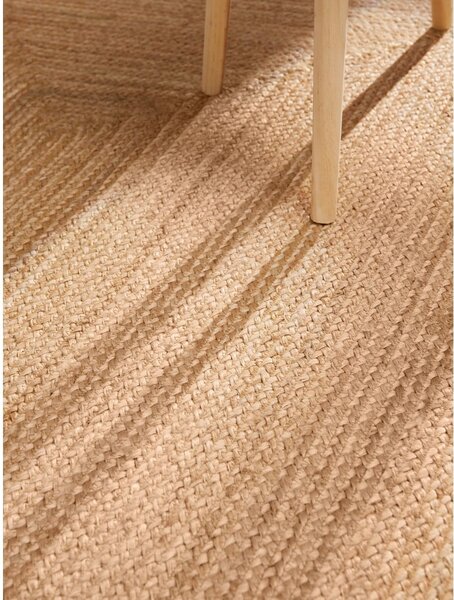 Dywan z juty dwustronny/tkany ręcznie w naturalnym kolorze 60x90 cm Juno – Hanse Home