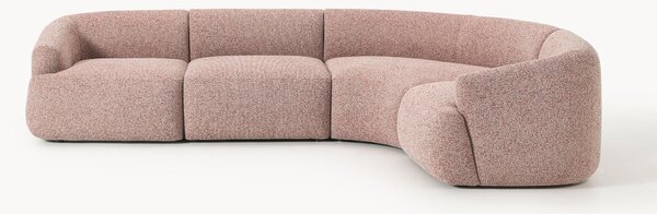 Narożna sofa modułowa Bouclé Sofia (4-osobowa)
