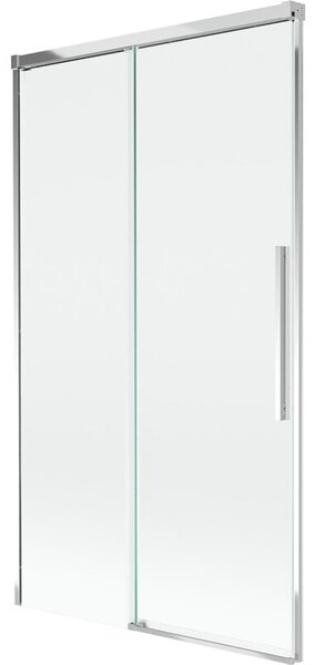 Mexen Rox parawan nawannowy 2-skrzydłowy rozsuwany 100 x 150 cm, transparent, chrom - 8C9-100-001-01-00