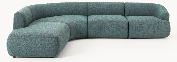 Narożna sofa modułowa Bouclé Sofia (4-osobowa)
