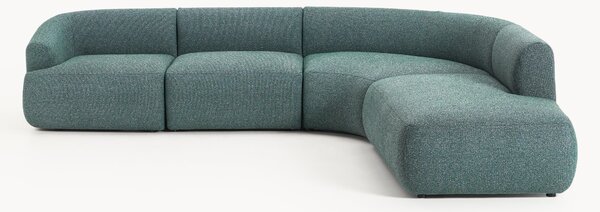 Narożna sofa modułowa Bouclé Sofia (4-osobowa)