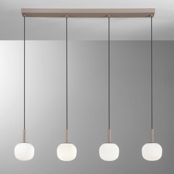 Luce Ambiente Design Lampa wisząca Eris, możliwość ściemniania, brązowy / rdzawy, salon / jadalnia, aluminium, nowoczesny