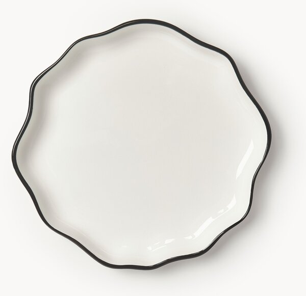 Komplet talerzy śniadaniowych z porcelany Bia, 4 elem