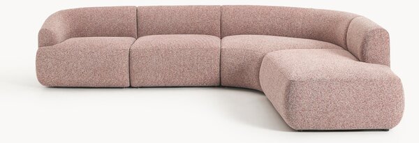 Narożna sofa modułowa Bouclé Sofia (4-osobowa)