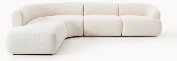 Narożna sofa modułowa Bouclé Sofia (4-osobowa)