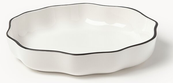 Talerz głęboki z porcelany Bia, 4 szt