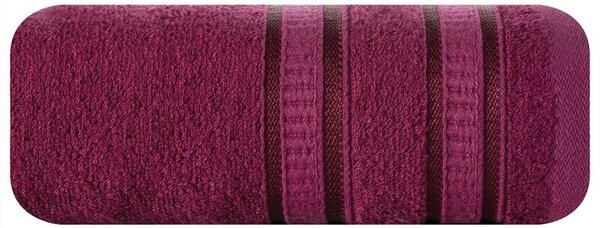 Ręcznik Mila (13) 50 x 90 cm Amarantowy