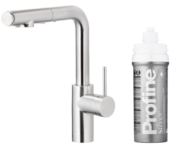 Bateria kuchenna KFA z filtrem SILVER S DUERO PURE BASIC 6623-114-22 Inox