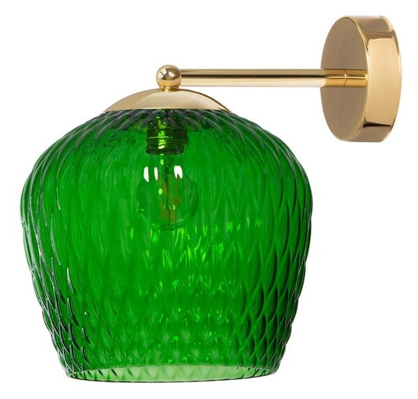 Natynkowy lampa ścienna VENUS 21053113 kinkiet do kuchni zielony - zielony