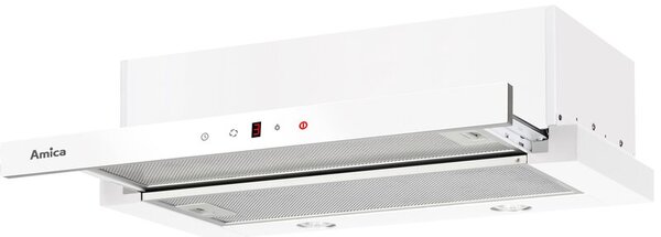 Okap AMICA OTP6641WG BiaÅe szkÅo 389m3/h 65dB klasa C Timer
