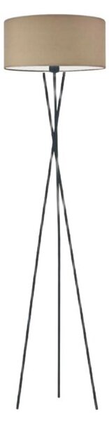 Lampa stojąca podłogowa trójnóg z abażurem walec MORIS