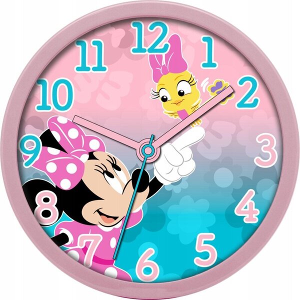 Zegar ścienny KIDS EUROSWAN MN3075 25cm Myszka Minnie