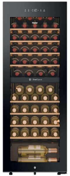 Winiarka HAIER Dwustrefowa HWS56GDG pojemność 56 butelek