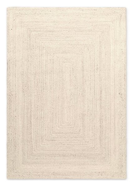 Kremowy dywan z juty dwustronny/tkany ręcznie 80x150 cm Juno – Hanse Home