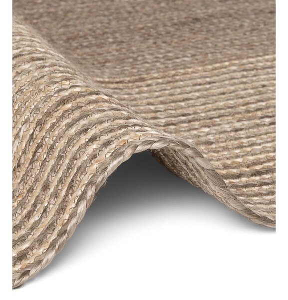 Dywan z juty dwustronny/tkany ręcznie w jasnym naturalnym kolorze/w ciemnym naturalnym kolorze 120x170 cm Juno – Hanse Home