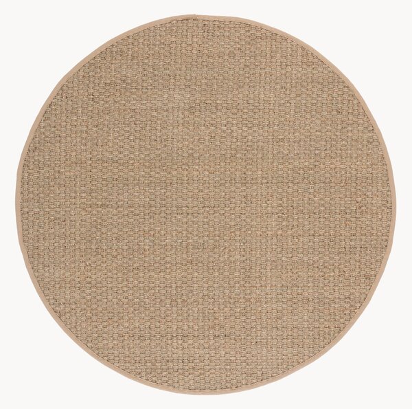 Okrągły dywan z trawy morskiej z krótkim włosiem Natural Fibers