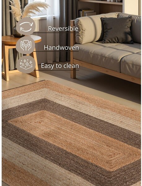 Dywan z juty dwustronny/tkany ręcznie 120x170 cm Juno – Hanse Home