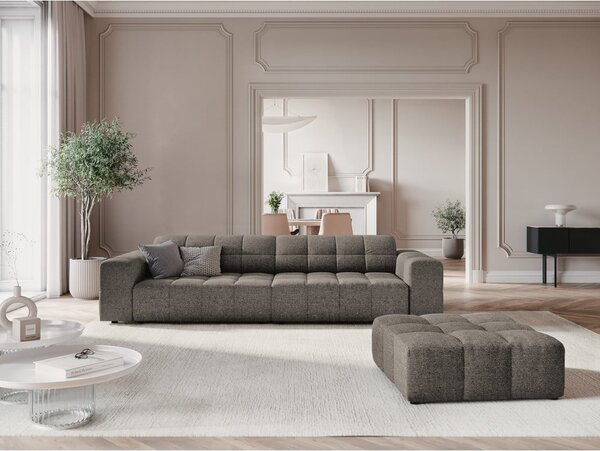Ciemnoszara sofa 244 cm Chicago – Cosmopolitan Design