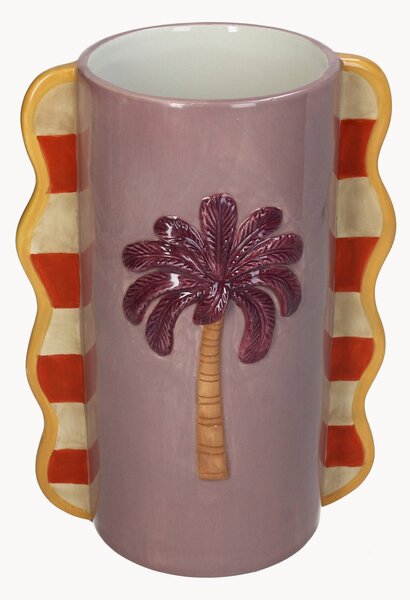 Ręcznie malowany wazon Palm Tree, W 23 cm