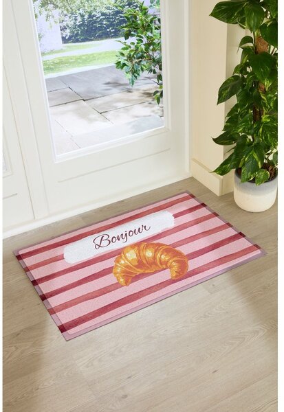 Wycieraczka z PVC 40x70 cm Croissant Bonjour – Artsy Doormats