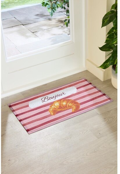 Wycieraczka z PVC 40x70 cm Croissant Bonjour – Artsy Doormats