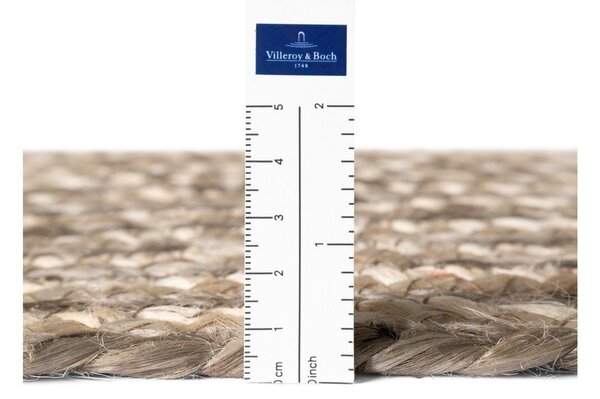 Chodnik z juty dwustronny/tkany ręcznie w jasnym naturalnym kolorze/w ciemnym naturalnym kolorze 80x200 cm Juno – Hanse Home
